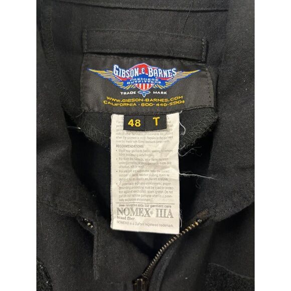 Gibson & Barnes Flight Suit Coveralls Nomex III 48 Tall Navy Air Force Flame Res - Picture 5 of 12